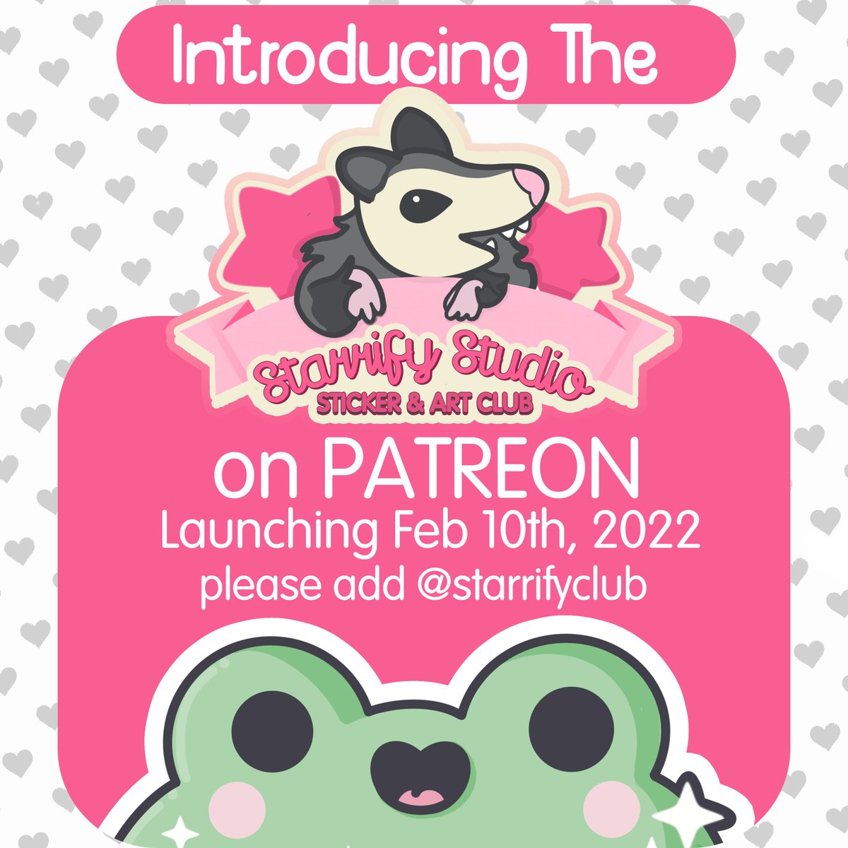 StarrifyStudio's tweet image. My #patreon sticker and art club will be launching on Feb 10th, 2022. Add @starrifyclub on Instagram for more information! #patreoncreator