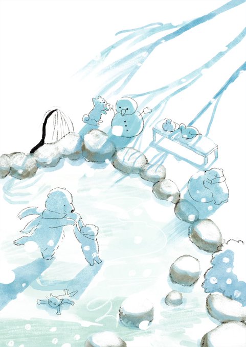「雪だるま 木」のTwitter画像/イラスト(新着)｜5ページ目