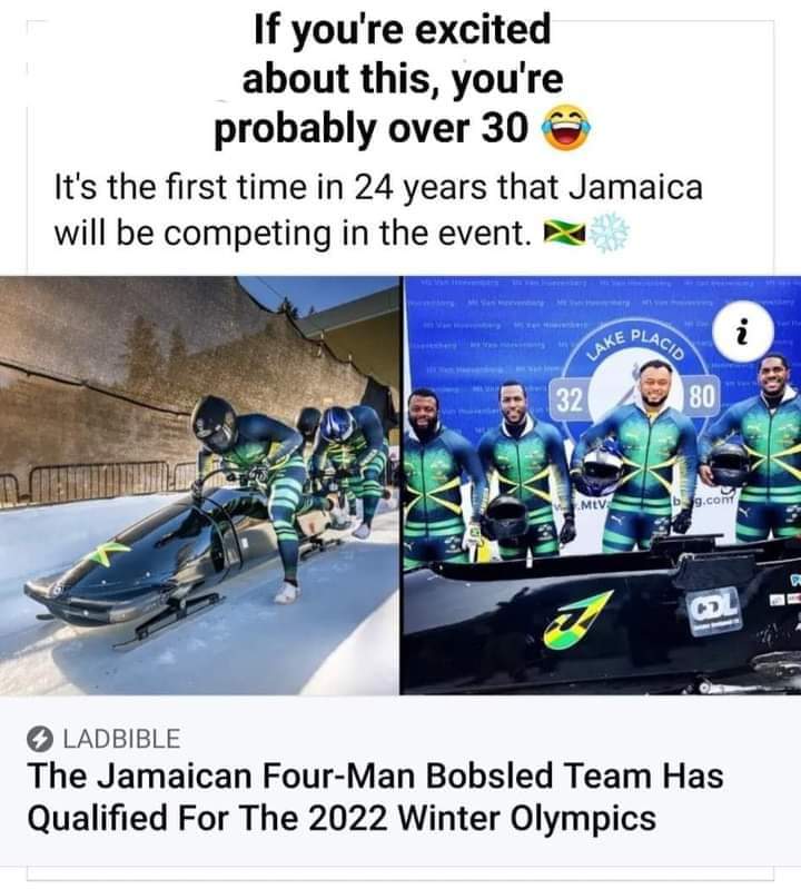 JasonHagen16's tweet photo. So which podcast is doing cool runnings to commemorate this event?🤔🤔  #podcast #bobsled #Jamaica #Olympics https://t.co/Gma9oLBSxI
