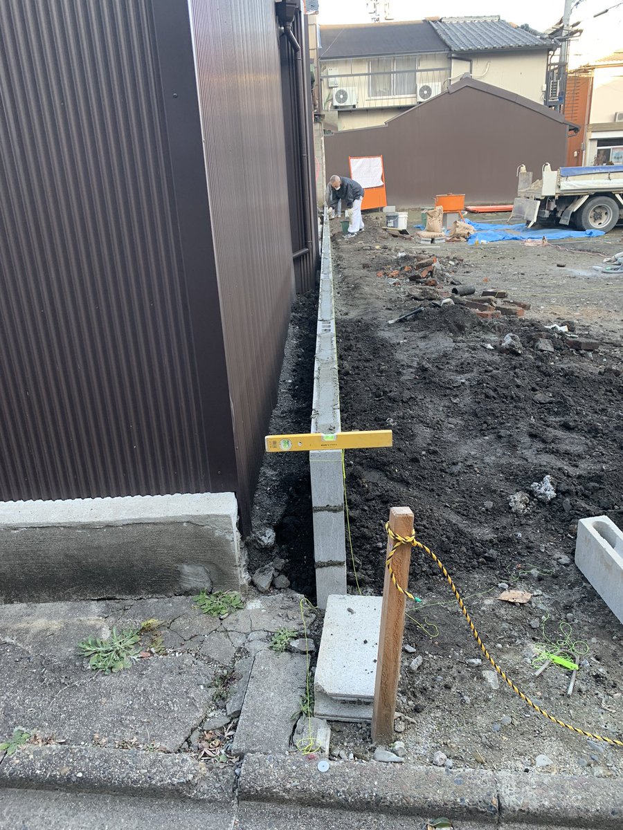 ブロックの設置が完了しました！