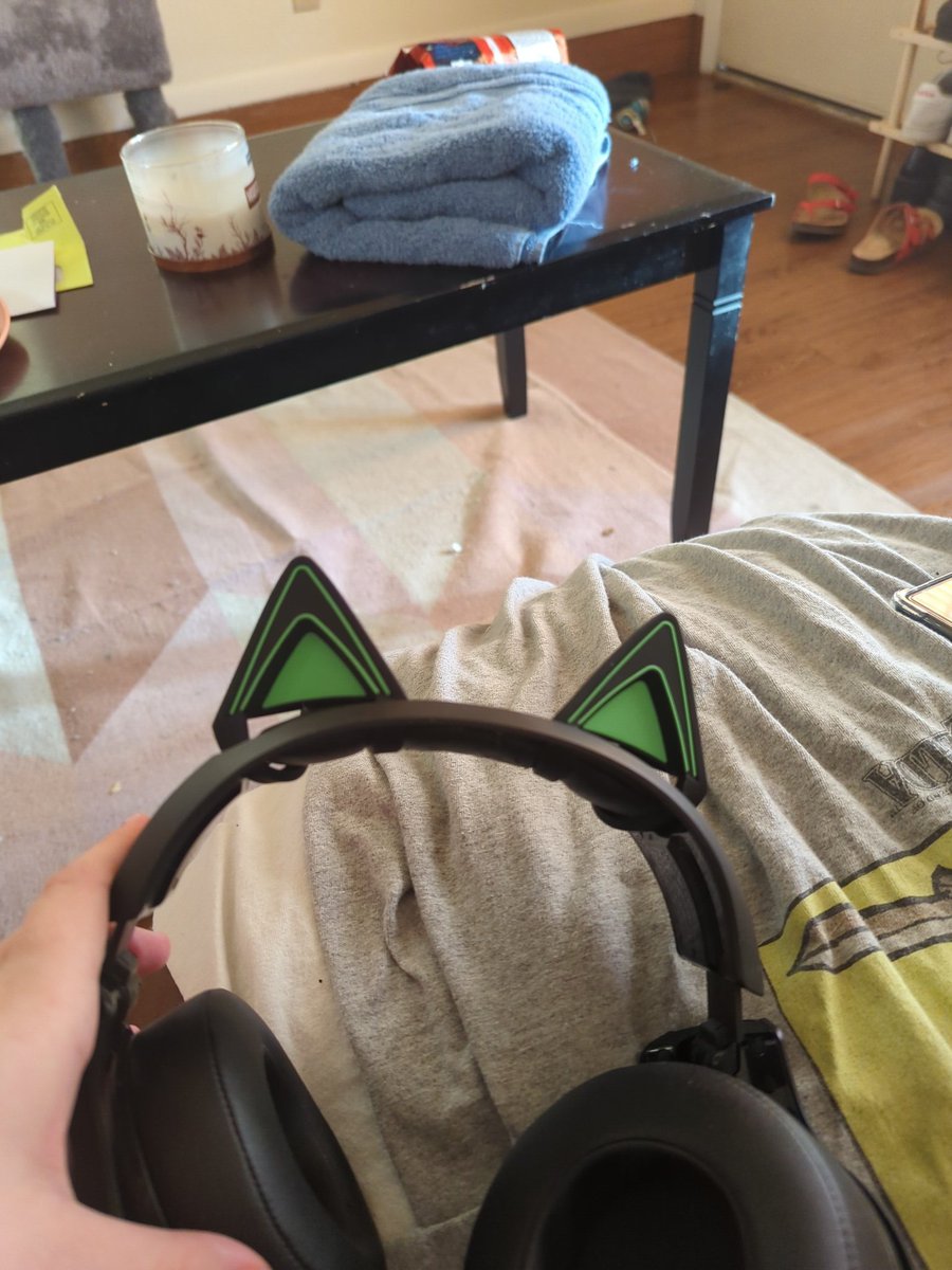 sqwishymilk's tweet photo. Finally... I can be the cat girl gamer gf https://t.co/QuWP8cjxy7