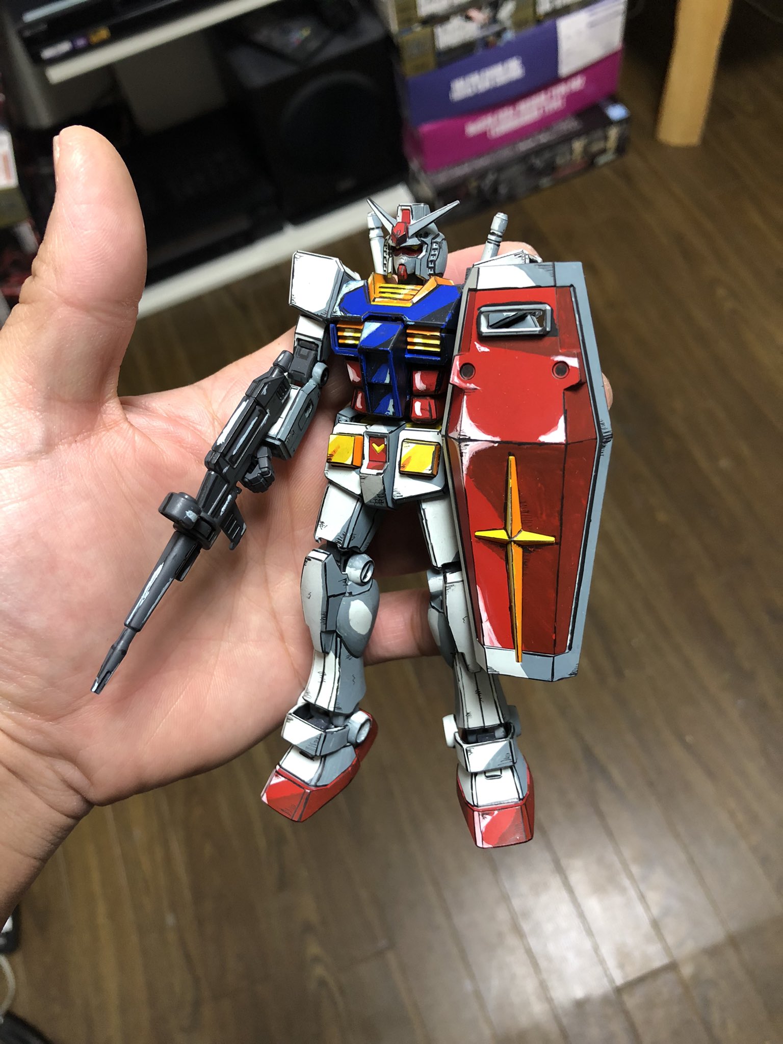 Plamocross Egガンダムアニメ塗り完成 ガンプラ プラモデル イラスト塗り アニメ塗り T Co 9ufmg0cdy2 Twitter