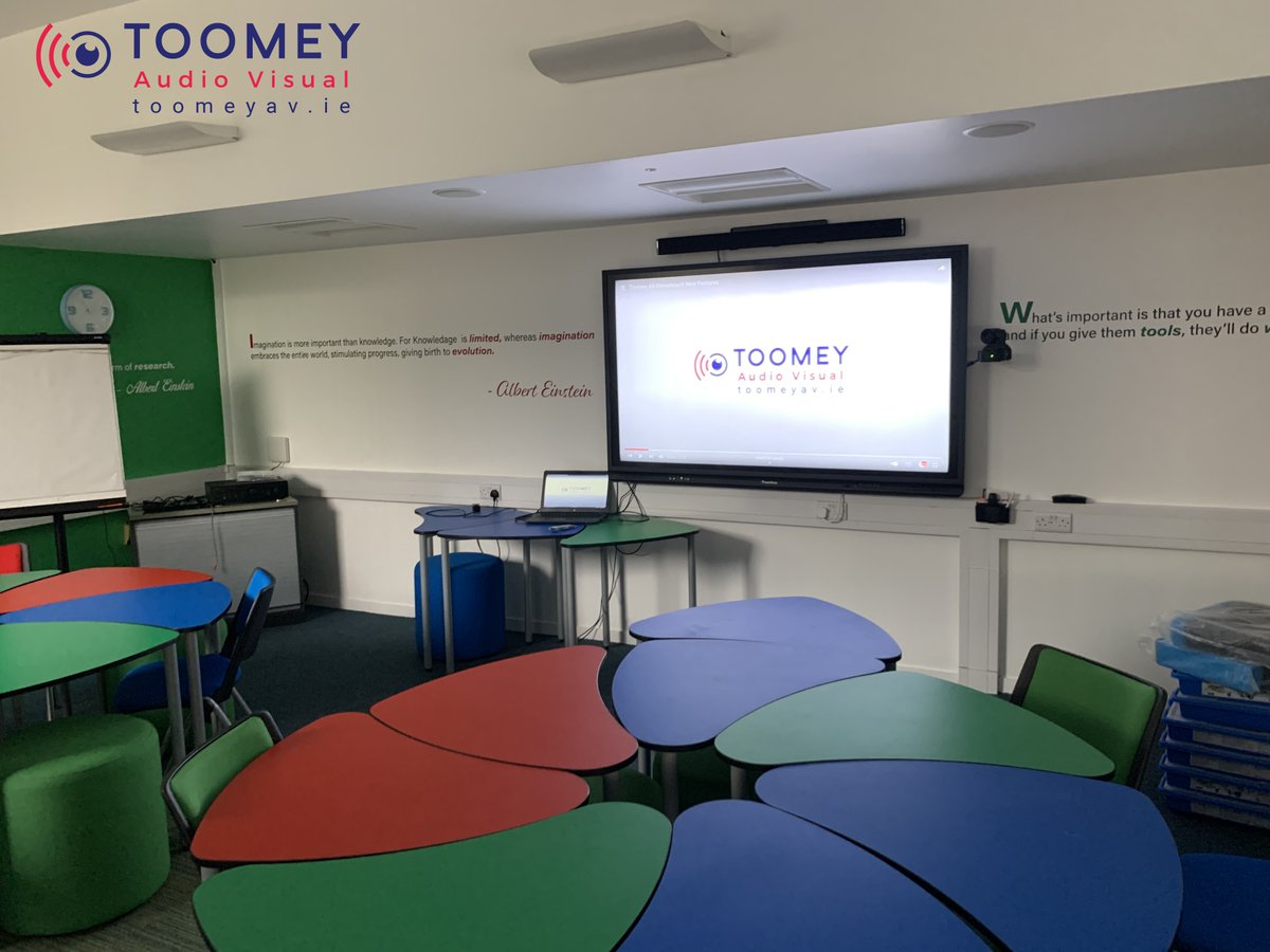 toomeyav's tweet photo. Another great AV Install by Toomey AV. @AVerInformation  PTZ Tracking Cameras and @stemecosystem Wall and Hub units. Bring meetings online seamlessly with high quality camera and audio solutions. Call Toomey AV team to chat with an expert #toomeyav #stemaudio #ptzcameras #aver https://t.co/ccFyfPadpJ