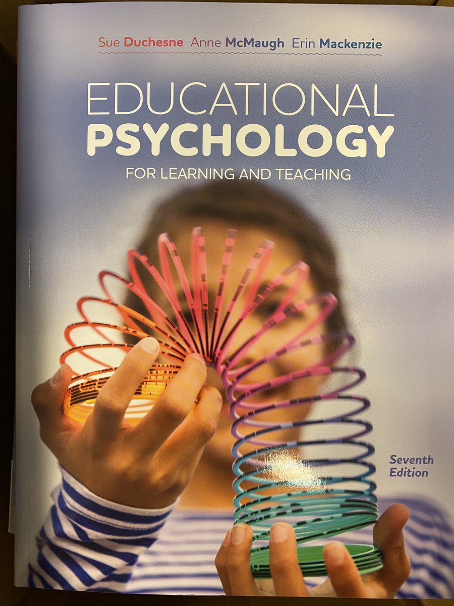 Pleased to share our latest book and learning resources for anyone teaching, learning or interested in educational psychology in the classroom. A great pleasure to write with Dr Sue Duchesne and ⁦<a href="/dr_emackenzie/">Erin Mackenzie</a>⁩.