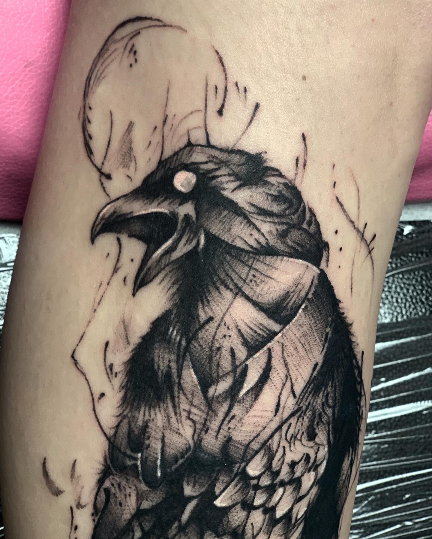 Angelo Parente on Instagram Raven and Skull  edgarallanpoe     blackwork inkedmag dotworker raventattoo skulltattoos dotworktattoo  tattoosnob btattooing tttpublishing blacktattoomag blacktattooworld  stippling iblackwork blxckink 