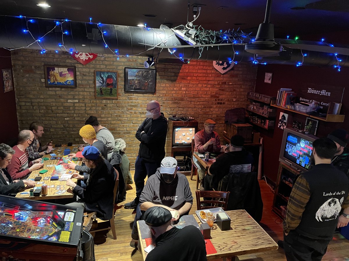 MiddleSchoolMTG's tweet photo. Various file photos from the front lines of #MiddleSchoolMarauders, the pillaging never ceased. Congratulations to Mr. Petray who managed to take down the event with an undefeated record, piloting an old fan favorite, Full English Breakfast. https://t.co/YSuScHURjy
