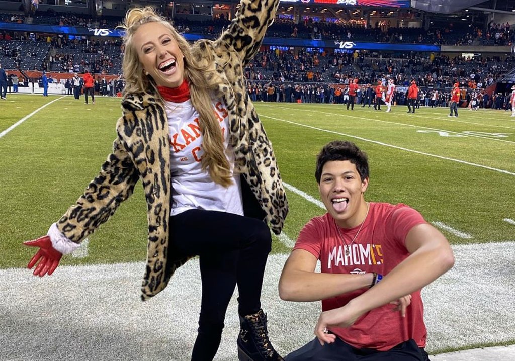 Robert Littal BSO on X: Patrick Mahomes' Brother Jackson and His Fiancee  Brittany Matthews Are Trending on Twitter After Bengals 18 Point Comeback  Win Against Chiefs (Tweets-Vids-TikToks)    / X