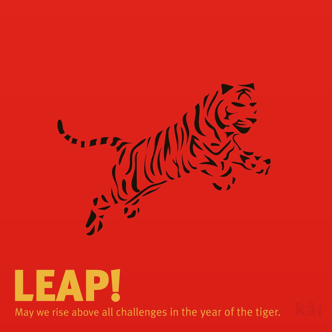 Happy Lunar New Year! 🧧 Year of the Tiger. May we rise above all challenges this year. #LunarNewYear