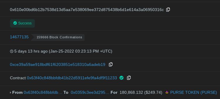 been Super busy lately checked my other address that I entered into the #MissionWAGMI <a href="/Pursetoken/">Purse</a> and to my Surprise I won!!! TY <a href="/PundiXLabs/">Pundi X Labs</a> <a href="/FUNCTIONX_IO/">Function X is now Pundi AI</a>  <a href="/Pursetoken/">Purse</a> I've always believed in your vision!!!