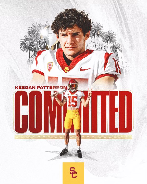 Committed!!! #FightOn ✌️
<a href="/Conner_McQueen/">Conner McQueen</a> <a href="/LincolnRiley/">Lincoln Riley</a> @USC_FB <a href="/warriorqbcoach/">Warren McCarty</a> <a href="/GoTrojanNation/">LHS Athletics</a>