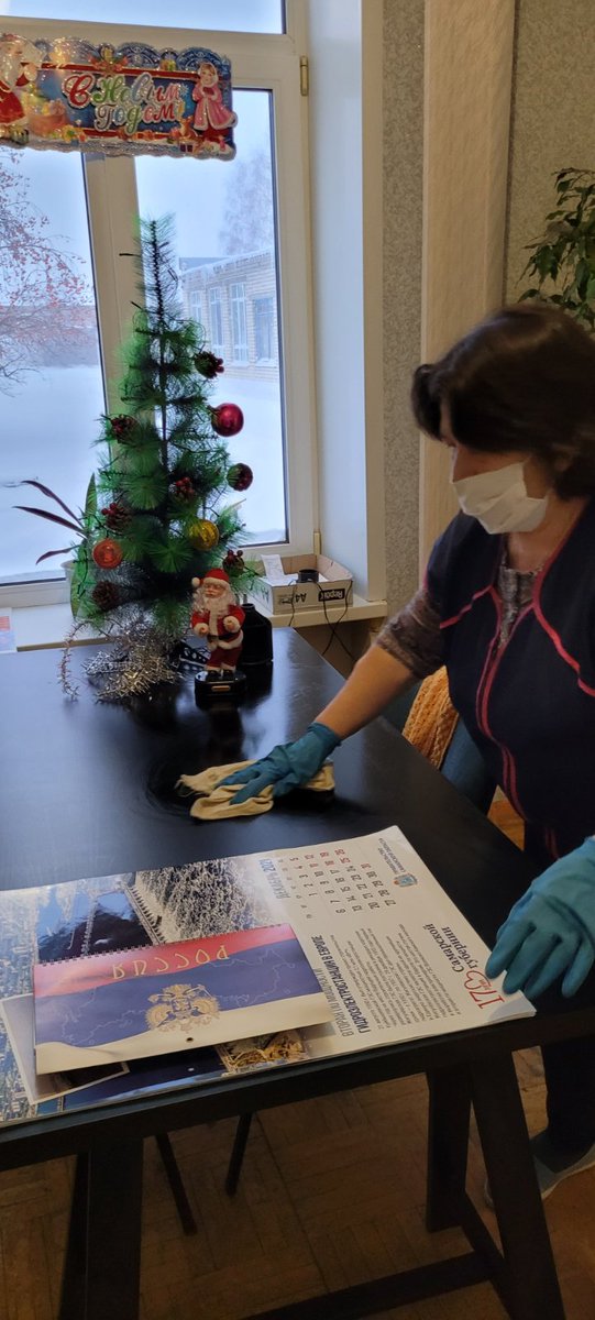 В конце каждой учебной недели в ГБОУ СОШ с.Подстепки производится уборка помещений в соответствии с санитарными требованиями.