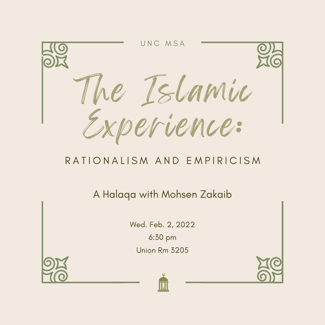 Assalaamu alaikum! Come gain beneficial knowledge at our halaqa &amp; first in-person GBM of the semester, this Wednesday! Seats are limited so come early! ✨🌙✨