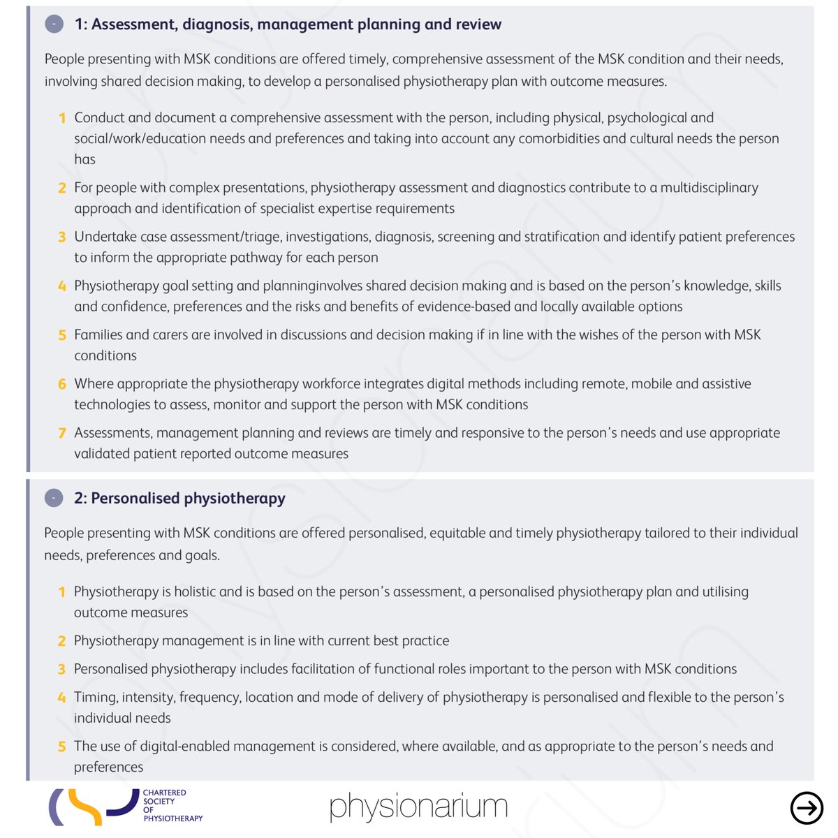 physionarium's tweet photo. 📣 #MUSCULOSKELETAL #PHYSIOTHERAPY SERVICE #STANDARDS

📚 8 quality standards that support the development and delivery of high quality #MSK PT services.

📎 https://t.co/psf9jQ5nmW

#physionarium #fisioterapia #physicaltherapy #quality #rehabilitation #reabilitação #health #EBP https://t.co/8sm8pDpeD0
