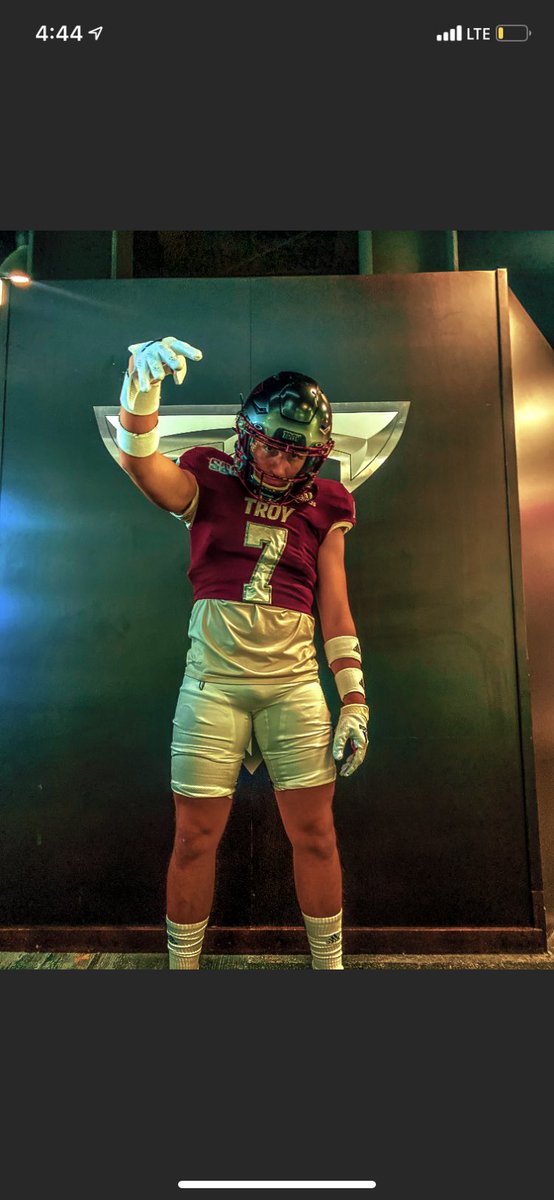 TysonWall23's tweet photo. Had a great visit at Troy today! Thankful for this amazing opportunity! @EvanMckissack @CoachJonSumrall @TroyTrojansFB @BALLERSCHOICE1 @football_tcs https://t.co/FSIv8pAVWg