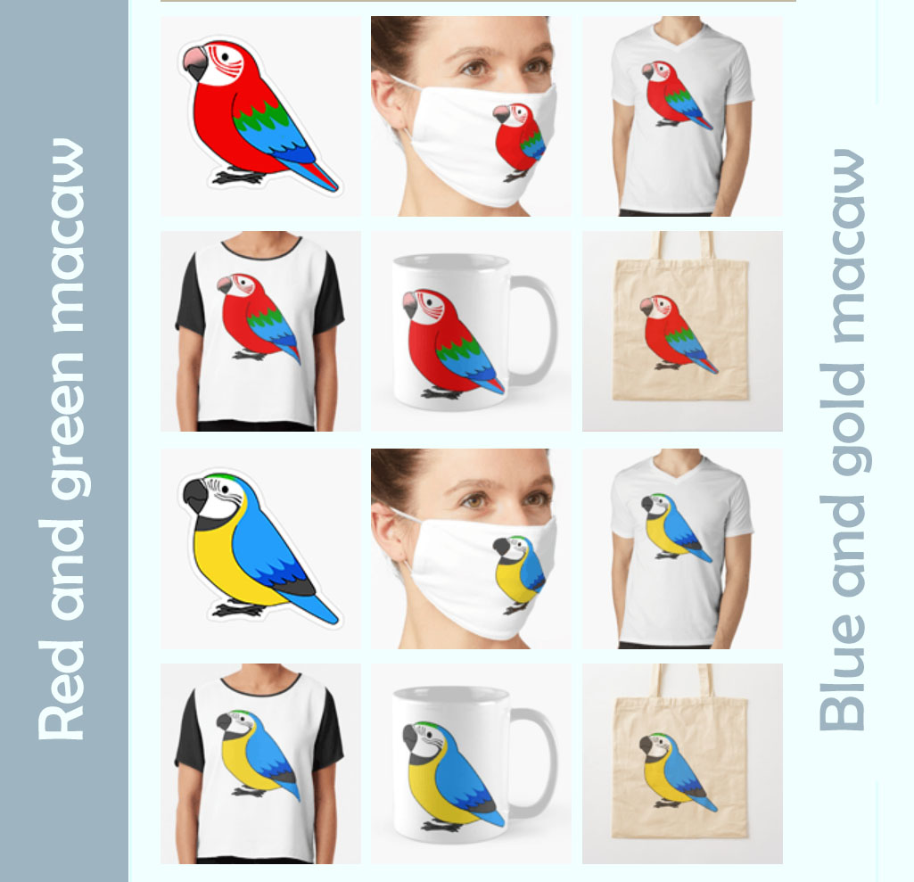 New sticker series featuring blue gold and red green macaws. Buy them here: redbubble.com/people/lifewit… #macaws #blueandgoldmacaw #redandgreenmacaw #macawsticker #parrotsticker #birdgifts