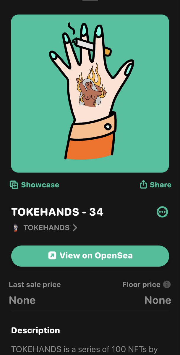 Love the way <a href="/rainbowdotme/">Rainbow</a> takes colors from NFTs in the app. This is one from <a href="/brunolevytattoo/">Bruno Levy</a>