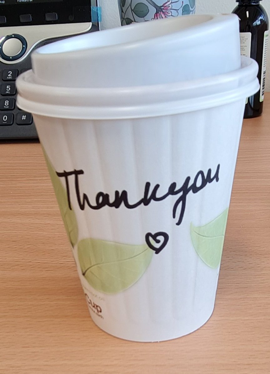 allyjay666's tweet image. #CelebrateTheSmallStuff
Nice note written on my hot chocolate