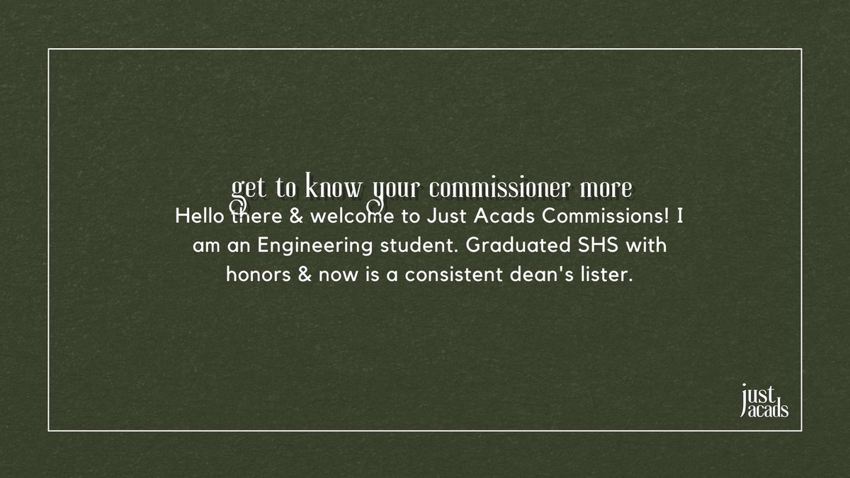 Just Acads | Write Ups, Research & Thesis tweet media