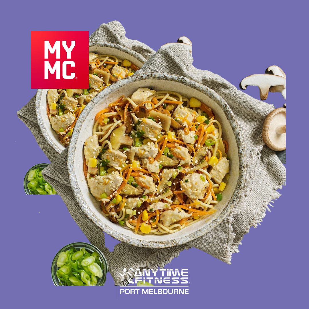 𝗠𝗘𝗔𝗟 𝗣𝗥𝗘𝗣 𝗠𝗢𝗡𝗗𝗔𝗬 // 𝗠𝗬𝗠𝗖 𝗦𝗧𝗬𝗟𝗘! 😋🥗🙌🏼 One of our absolute favourite meals from the My Muscle Chef team is the Miso Chicken Ramen! Perfect for lunch or dinner when you need a comforting, nourishing meal and you need it fast! 🕙 #MyMuscleChef #AnytimeFitness