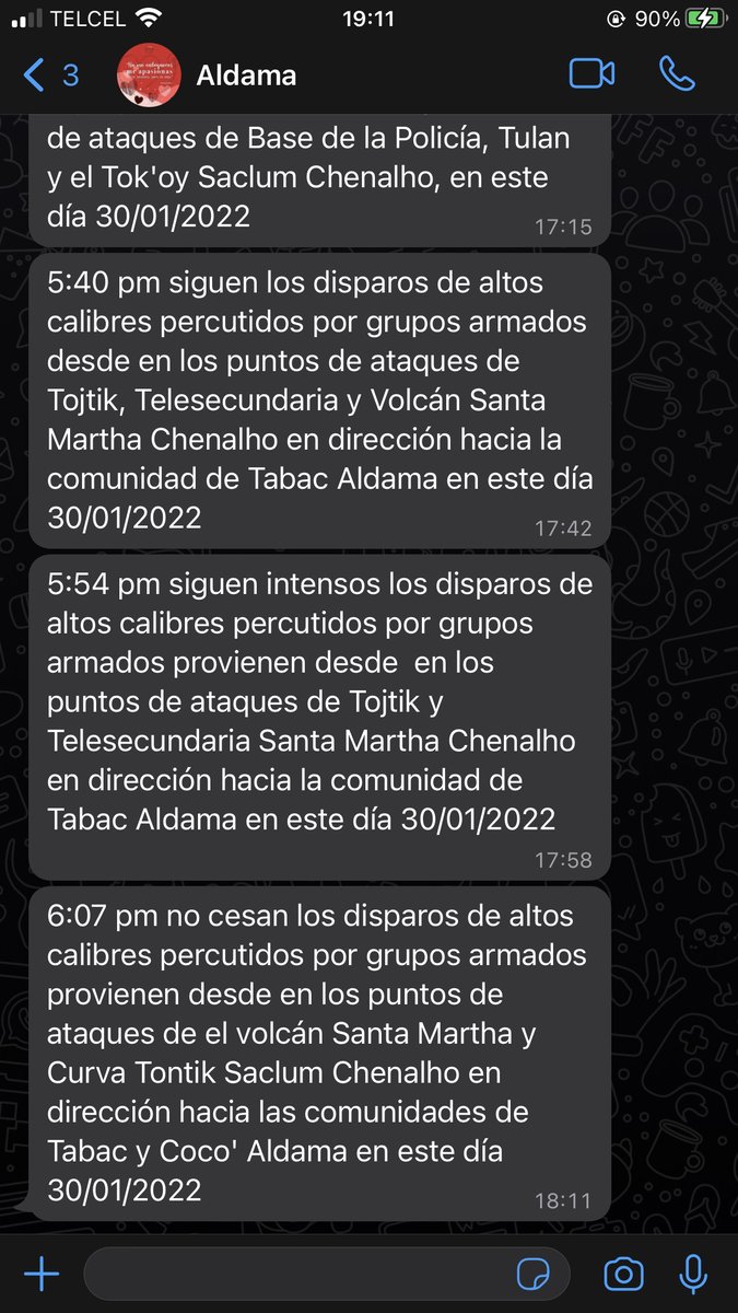 orsettabellani's tweet photo. El día de hoy lxs pobladorxs de Aldama #Chiapas ya reportaron 25 ataques por parte del grupo armado de Santa Martha, Chenalhó, que dispara desde el cerro de enfrente https://t.co/C3VQ6p67Mj