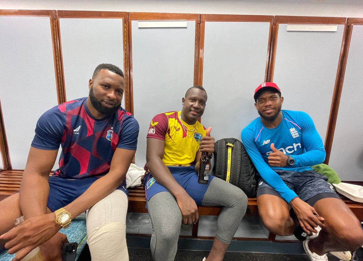 windiescricket's tweet image. All Rounder corner.😎 #WIvENG #WIVibes #SpiritoftheGame