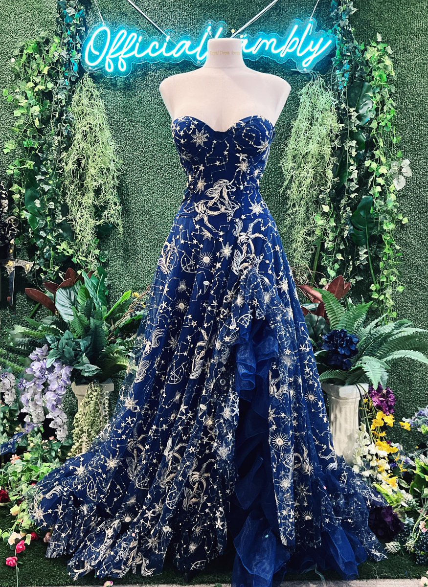officialhambly's tweet photo. I’m obsessed so far 😍 I’m still short ruffles on the hem and then across the bust but once I make those she will be done 😭😍 https://t.co/S5acXIz9ev
