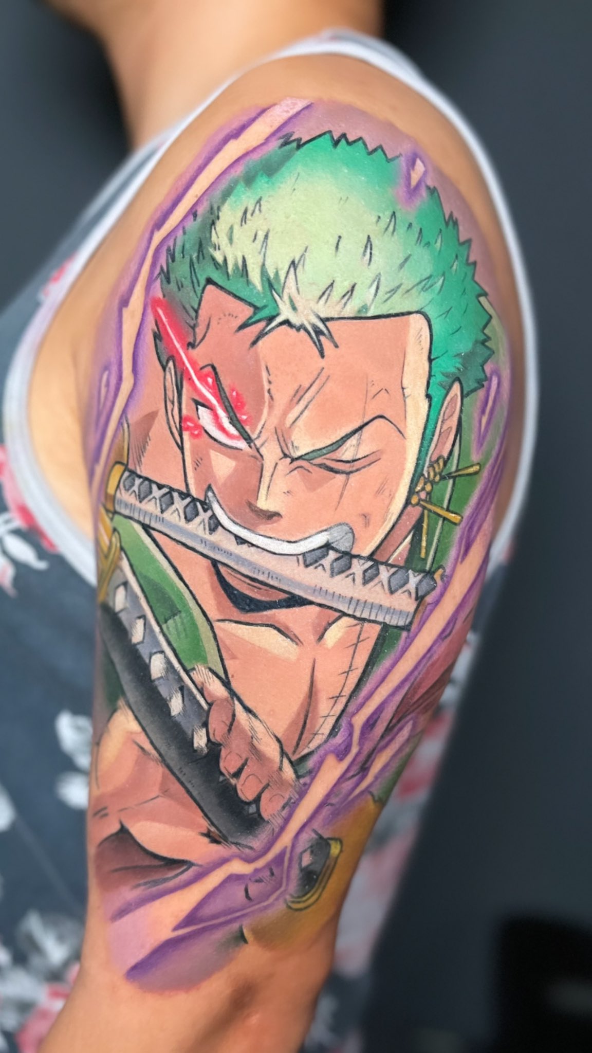 Roronoa Zoro by AlexelZ  Zoro, One piece, Tatuagens de anime