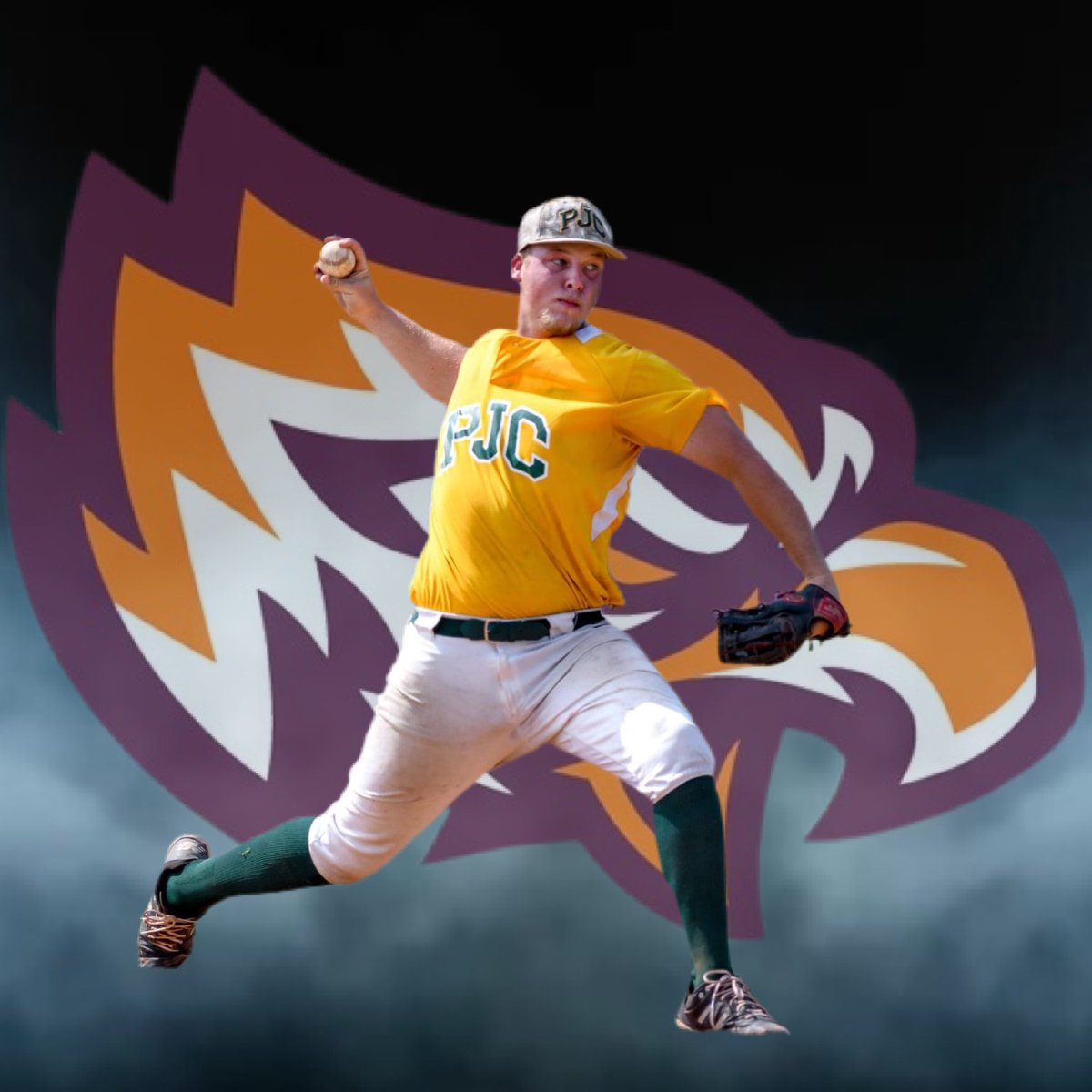 BIG congrats goes out to sophomore RHP <a href="/liam_grimble/">Liam Grimble</a> on his commitment to Post University! Big things ahead, Grim! 🐉 
#PJCbaseball #BuiltDifferent