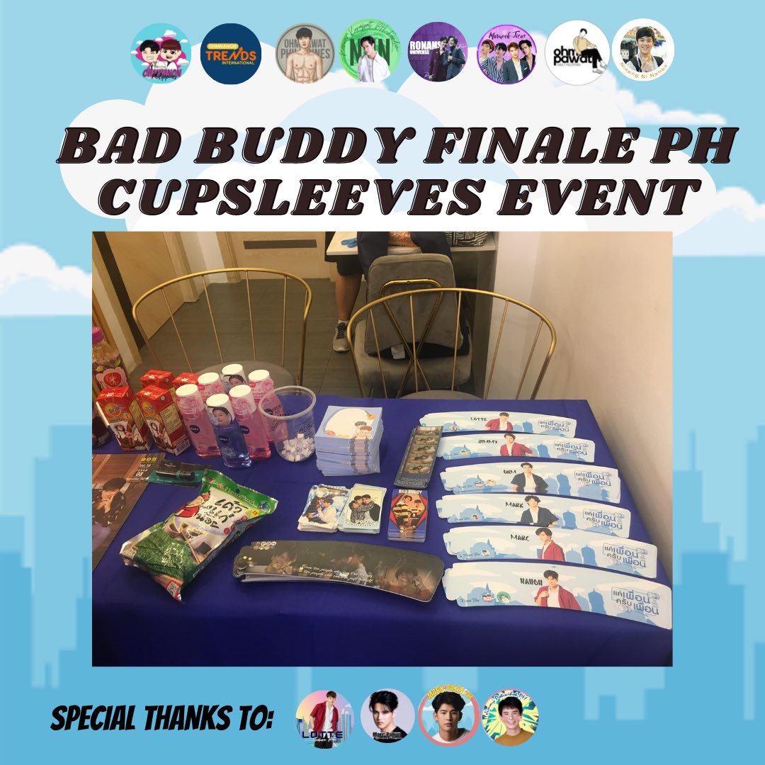BAD BUDDY FINALE PH CUPSLEEVES EVENT 🧋

Thank you to all attendees 🇵🇭🤍

#marcmc #landofmarc #marcpahun