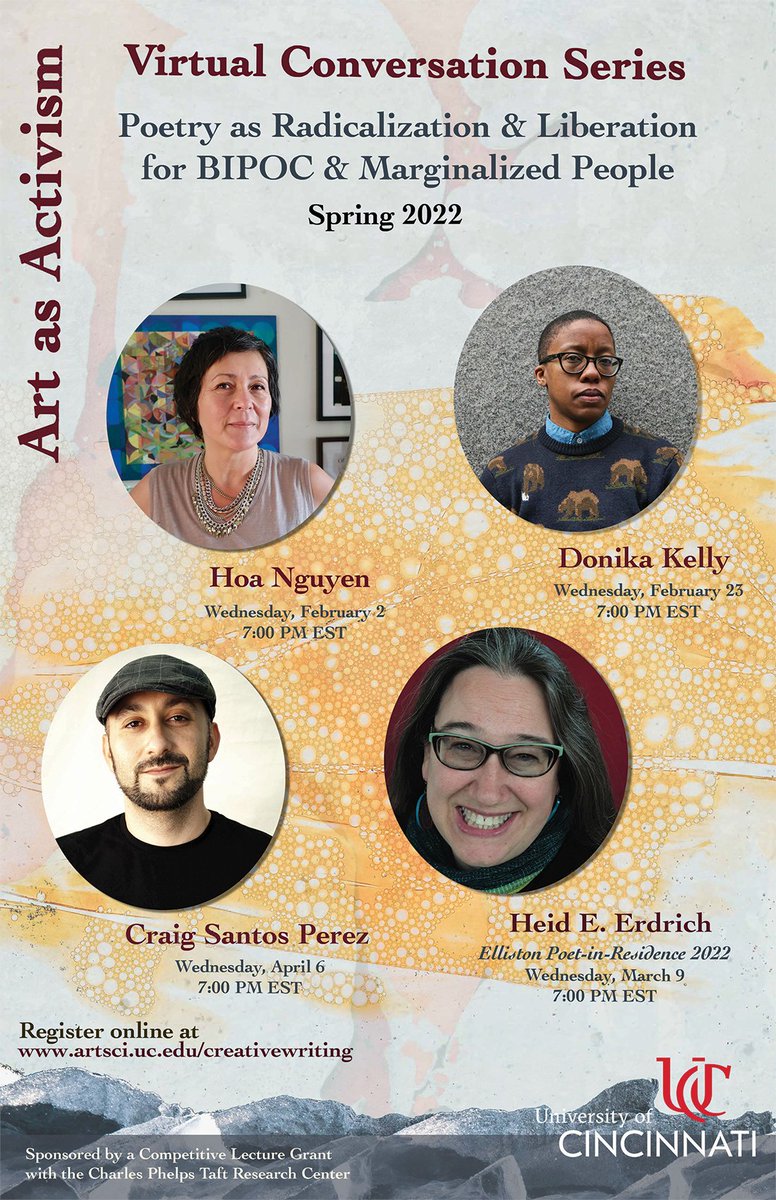 peacehearty's tweet image. Conversation Series: Poetry as Radicalization &amp;amp; Liberation for BIPOC &amp;amp; Marginalized People | Register to attend the conversation with Hoa Nguyen on Wed. February 2, 2022, 7pm EST hoa-nguyen.com/news/uczamora