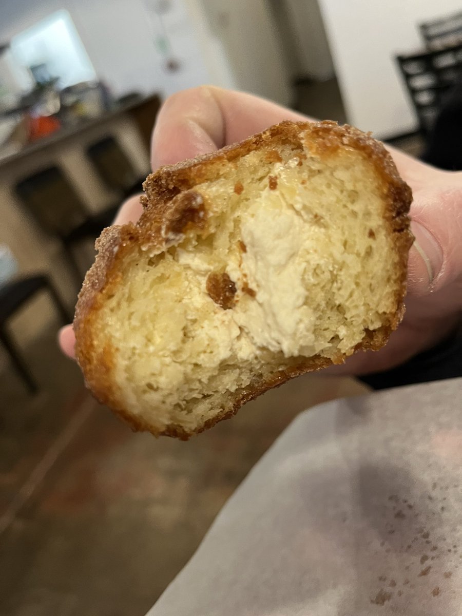 Did we make tiramisu filled donuts today? Yes we did. Why? Because we could, that’s why.