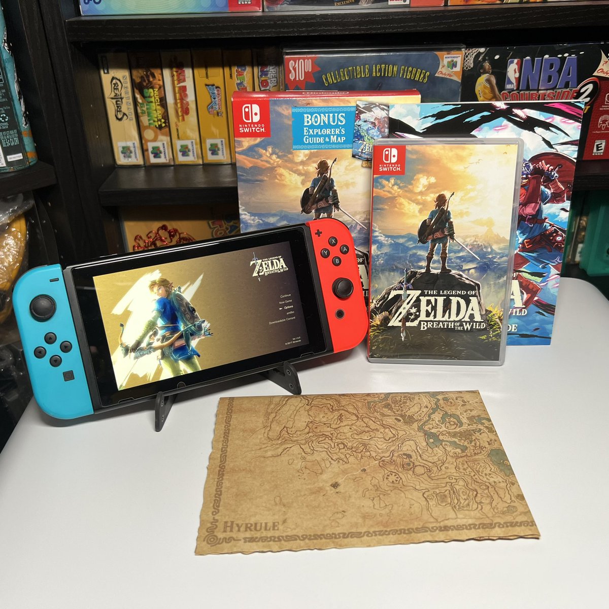 acomicbookguyc's tweet photo. I don’t have the patience to beat 1 game a week so I’ll be doing 1 Game a Month. First up, probably one of the greatest games ever made. I now see why this won game of the year #zelda #botw #1GAM https://t.co/x1GafzL7Tw