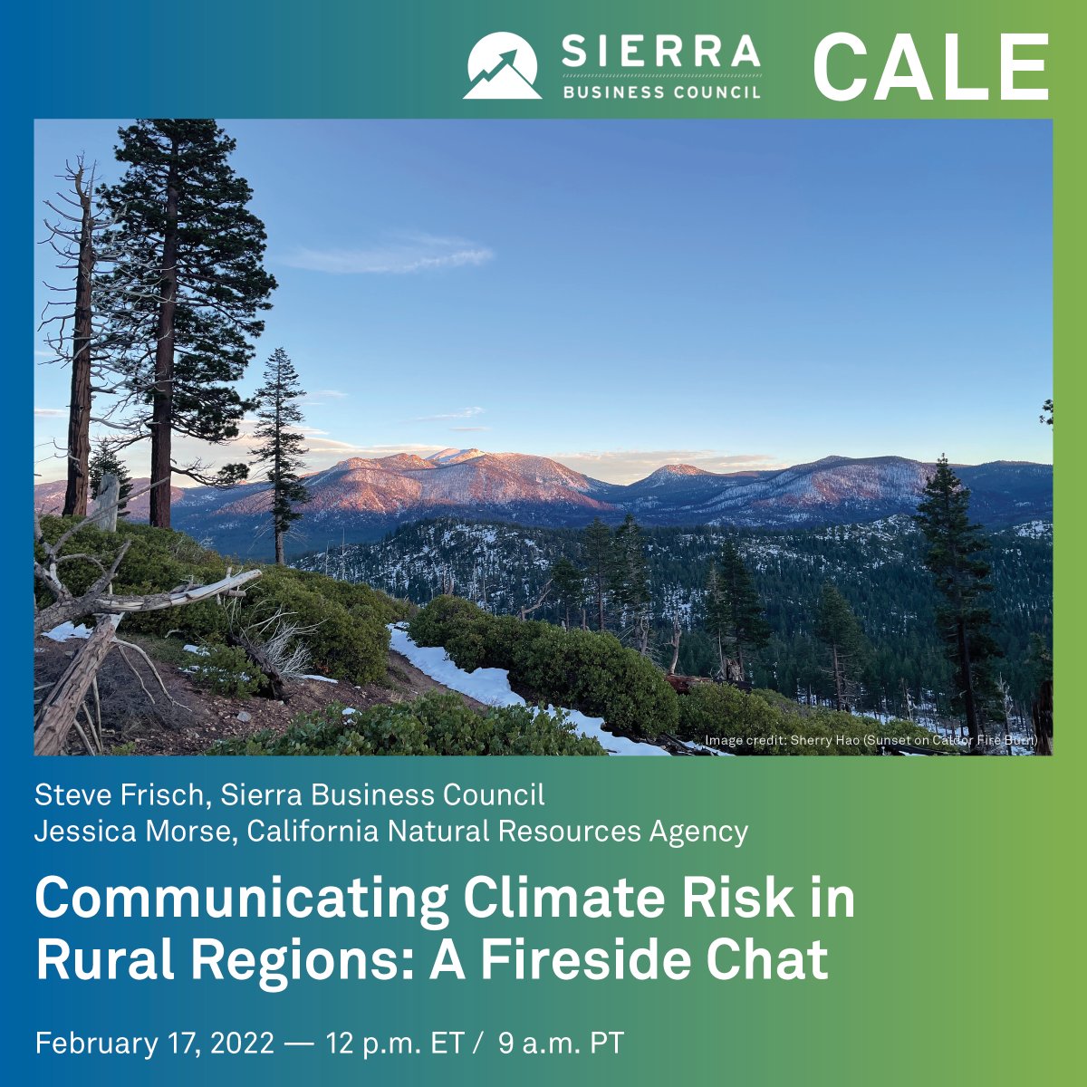 communityadapt's tweet photo. Join us Feb 17 12p ET/9a PT for Communicating Climate Risk in Rural Regions with @stevenfrisch and @Morse4America. Details &amp; registration: https://t.co/c4VsLxnPv0 #climatechange #climatecomm #climateadaptation #environmentaljustice #resilience @SierraBusiness @CalNatResources https://t.co/A2EjBpaWxT