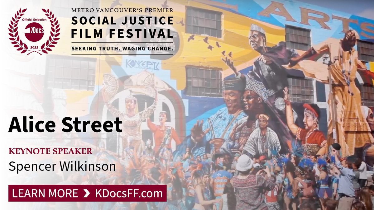 KDocsFF's tweet photo. => https://t.co/EcmmBjljVd <=
Don't miss #SpencerWilkinson's ALICE STREET &amp; @TeresaAlfeld's  JEAN SWANSON: WE NEED A NEW MAP @ #KDocsFF2022. LIVE Q&amp;A Feb 26 with Wilkinson, #PanchoPescador &amp; #DesiMundo, @B_Gabriel_Art, &amp; @JeanSwanson_. #Oakland #Gentrification #ArtAsResistance https://t.co/2g4PySCarz