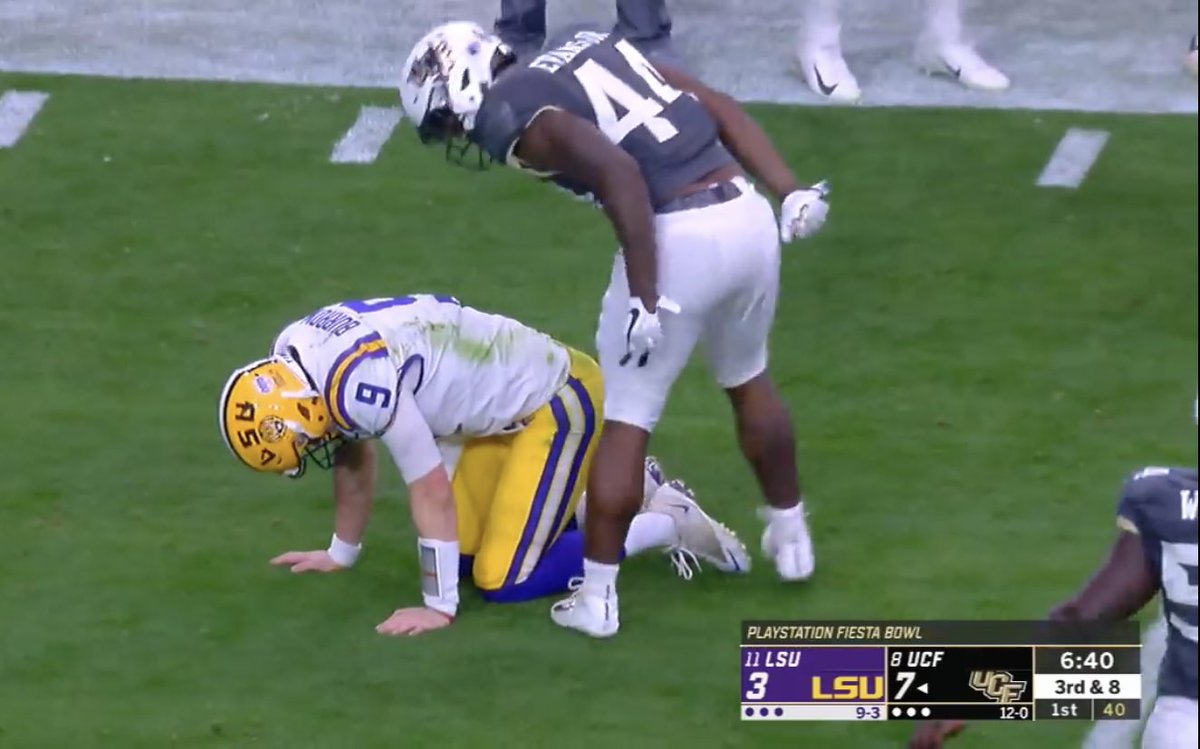 For all those who question if UCF was legit in 2017-18: They lost a one-score game in the Fiesta Bowl to Joe Burrow, Clyde Edwards-Helaire, Ja'Marr Chase, Justin Jefferson and Devin White...with their back-up quarterback.