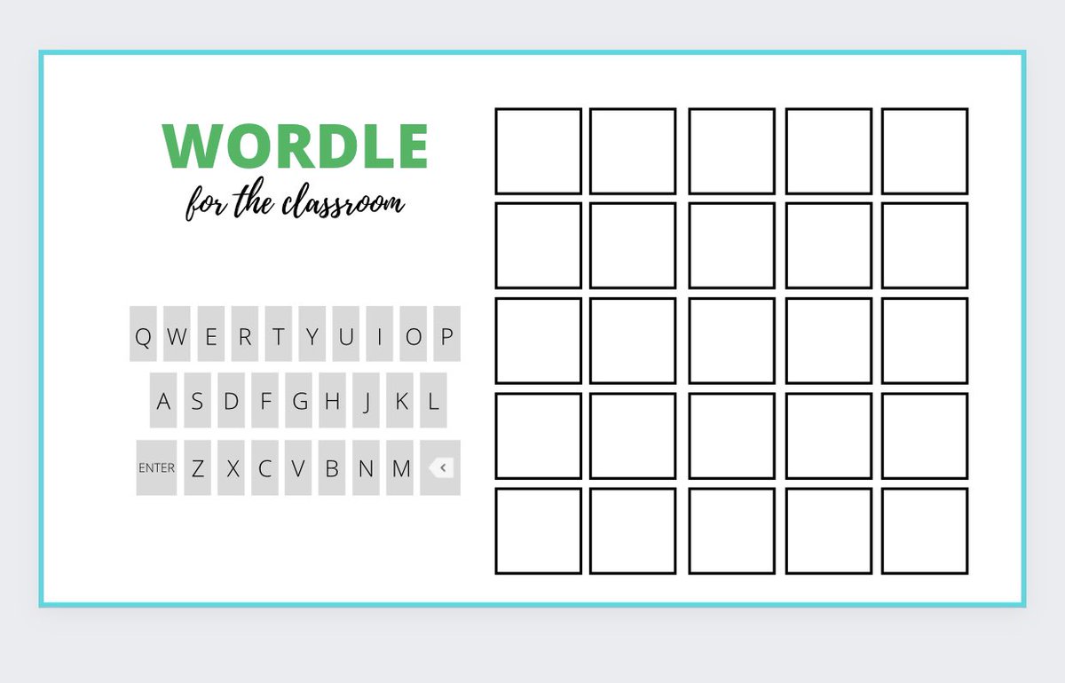 tishrich's tweet image. New blog post!✨
7 Lessons We Can Learn from Wordle &amp;amp; a @Canva-created Classroom Version to Play With Your Ss!

tisharichmond.com/blog/7-lessons… 
#MLmagical #CanvaEDU