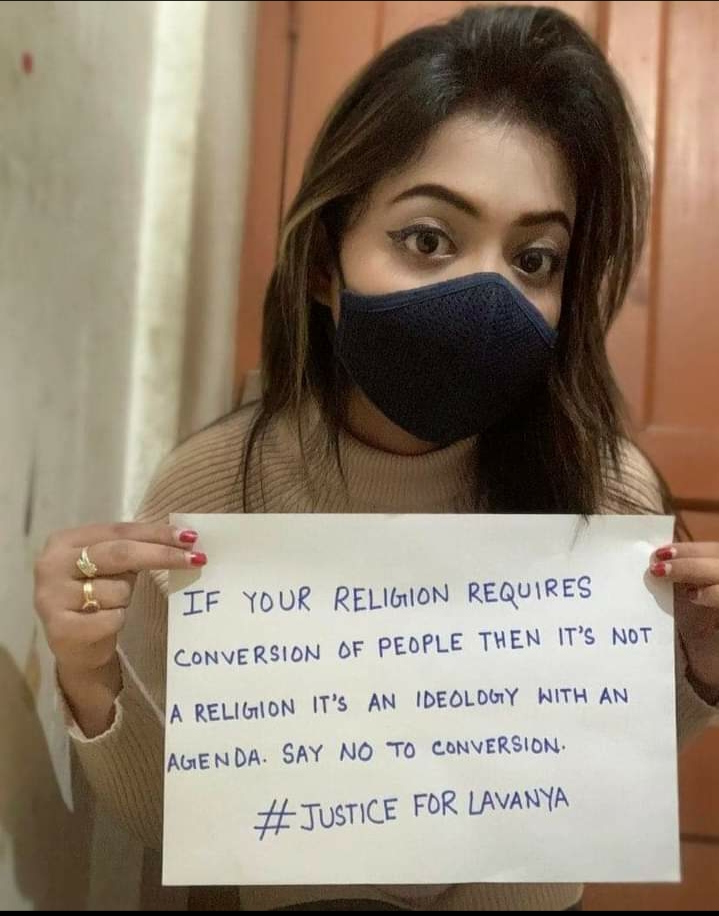 missionkaali's tweet photo. #JusticeForLavanya #exposeChristianEd https://t.co/CUN3xA6JLV