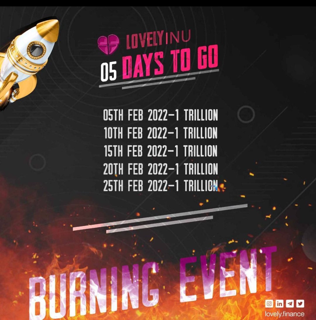 mule4umahesh's tweet photo. Burning Event Upcoming....🥳
Buy Dip. #lovely #lovelyinu #SHIBARMY #BabyDogeArmy #birse #kishu #ShinjaSeason https://t.co/TTE1eYohN9