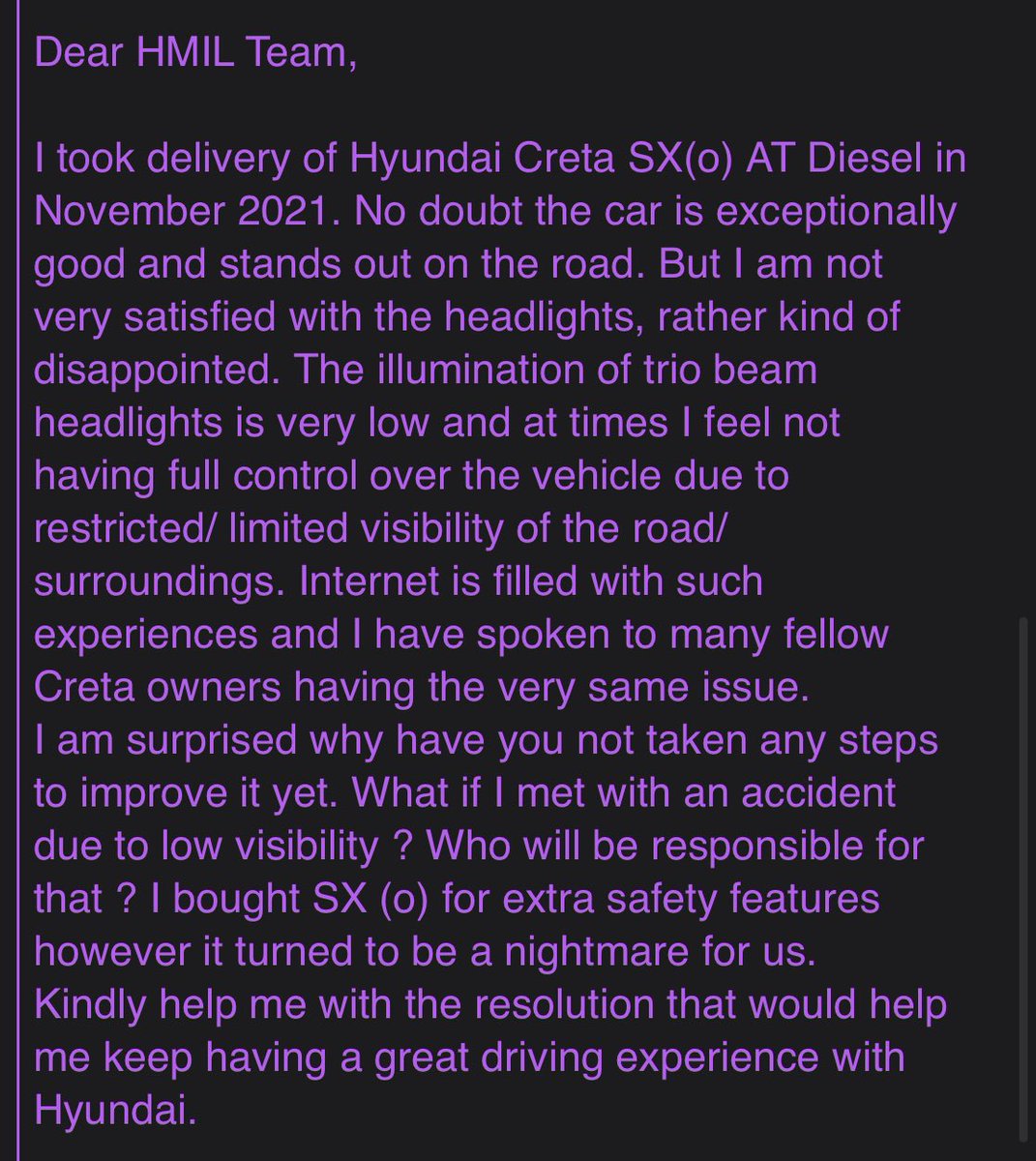 sid_is_right's tweet photo. @HyundaiIndia @Hyundai_Global @HMGnewsroom @autocar @autocarindiamag @ETAuto @TOIAuto #creta #triodbeam #headlight #failure https://t.co/QDcdCBHQUy