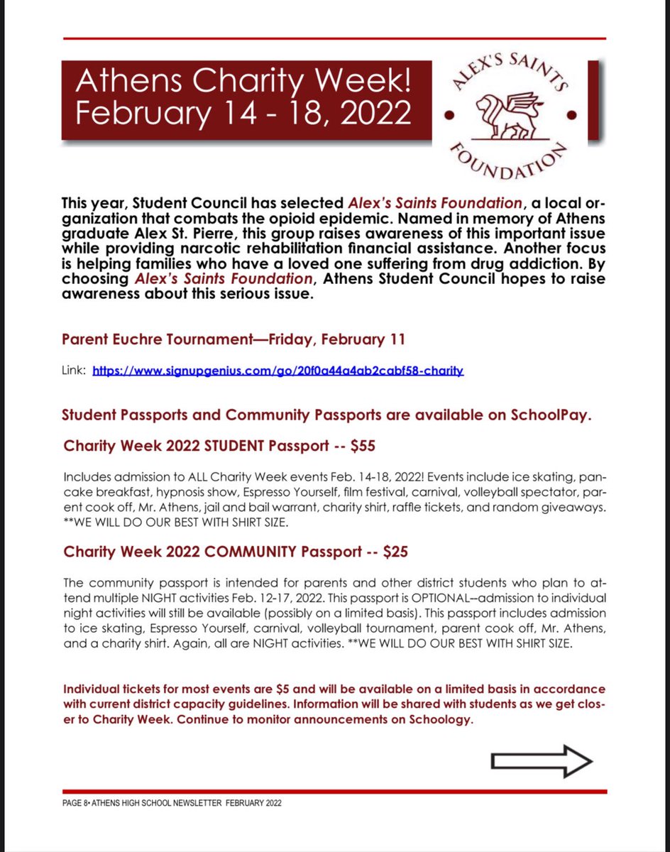 Athens StuCo #redhawkpride tweet media