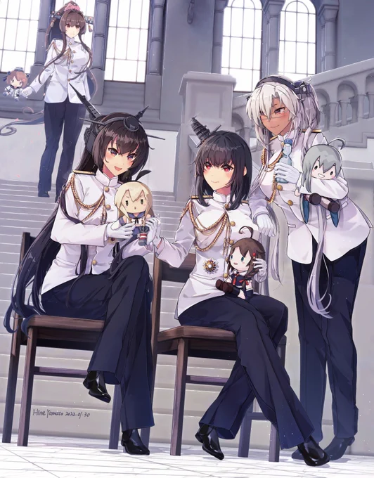 「まったく、駆逐艦は最高だぜ!!」
#艦これ 
