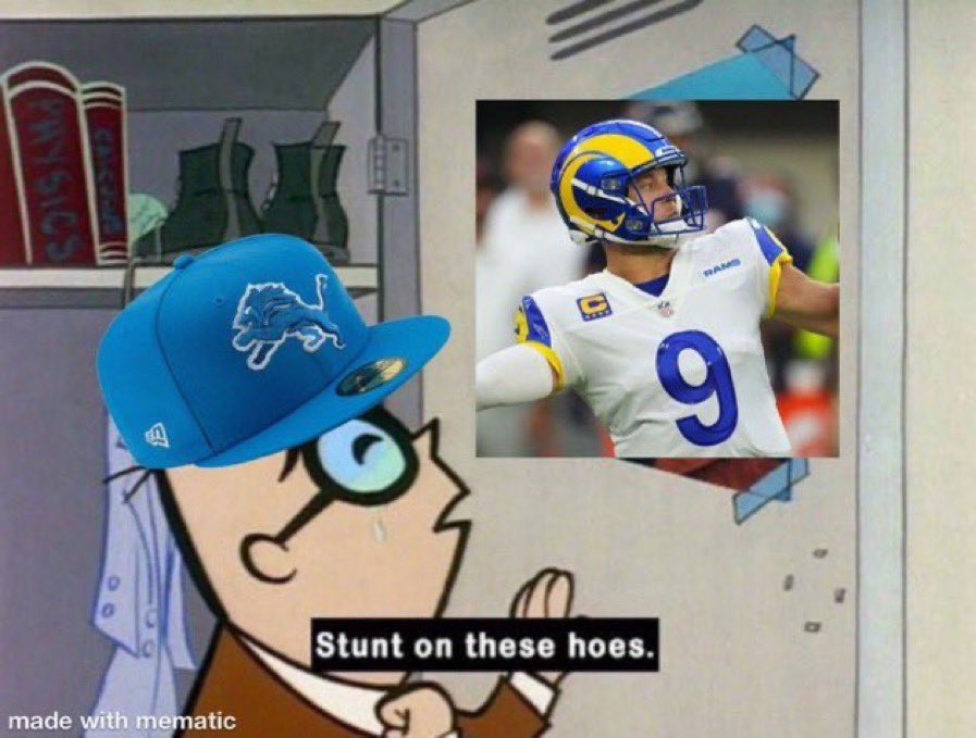 FamousCharles3's tweet photo. THE DETROIT RAMS ARE GOING TO THE SUPERBOWL‼️ https://t.co/cVkdY4UGUG
