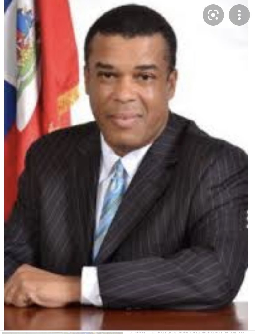 MaxTrezil's tweet photo. Fritz jean and Steven Benoit sont respectivement élus président and Vice President de la republic D’Haiti. Dr Ariel Henry devrait se mètre à l’écart pour répondre aux questions de la justice concernant son implication  dans l’assassinat du Président Jovenel Moise. https://t.co/klQkjD2NPB
