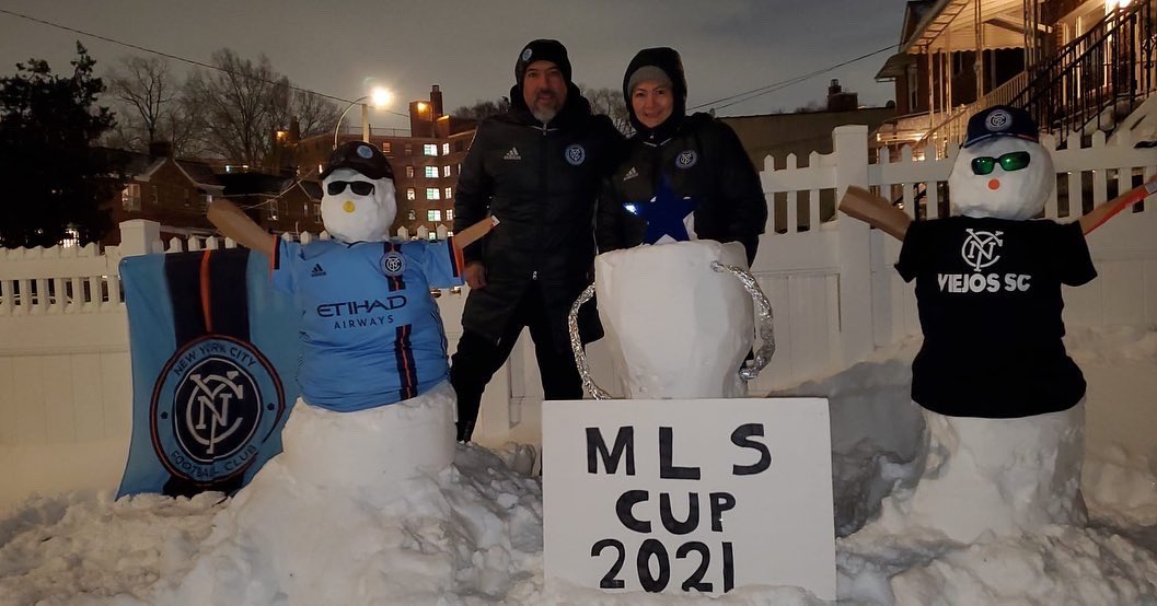 SharkRodrigoNYC's tweet photo. Our tribute to the MLS Cup 2021 champions @NYCFC #NYCFC #ViejosSC https://t.co/6SoWsmLote