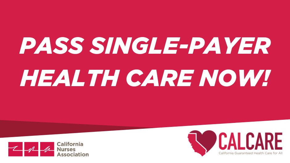 Support and pass #ab1400—the time is NOW! #CalCare <a href="/AsmMarcLevine/">Marc Levine</a> <a href="/ilike_mike/">Mike McGuire</a> <a href="/GavinNewsom/">Gavin Newsom</a>