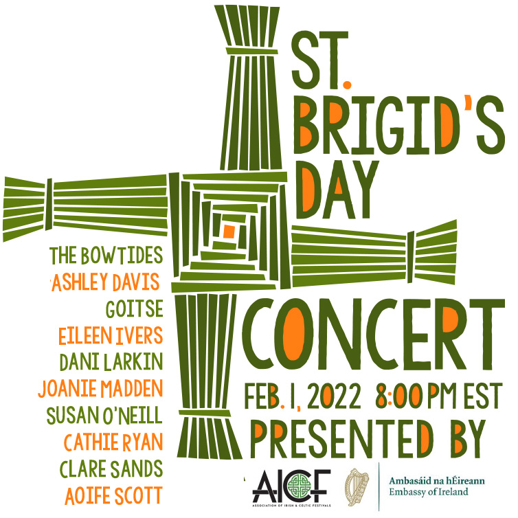 Assn of Irish and Celtic Festivals (@irishceltfests) on Twitter photo Sincere thanks to <a href="/IrelandEmbUSA/">Embassy of Ireland, USA</a> for generous support of our online #SaintBrigidConcert taking place tomorrow evening at 8pm Eastern.
Complete details here: irishcelticfestivals.org
#irishmusic #celticmusic #SaintBrigid Sincere thanks to <a href="/IrelandEmbUSA/">Embassy of Ireland, USA</a> for generous support of our online #SaintBrigidConcert taking place tomorrow evening at 8pm Eastern.
Complete details here: irishcelticfestivals.org
#irishmusic #celticmusic #SaintBrigid