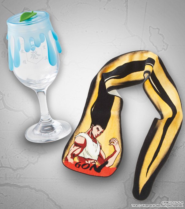 Usj ゴンさんのマフラータオルや緋の目風キャンディ 念能力を調べられる水見式グラス ハンター ハンター ザ リアル4 D のコラボグッズがすごい ゲーム エンタメ最新情報のファミ通 Com