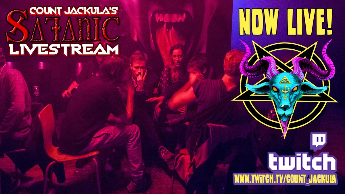 CountingJack's tweet photo. Time for the Satanic Livestream https://t.co/s4TtTYdndC
#countjackula #satan #satanist #twitch #twitchstreamer #twitchaffiliate https://t.co/o1aRrCB9v9