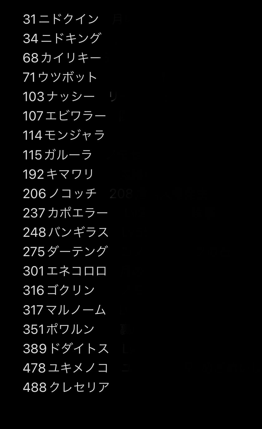 ポケモン用 Tnめぐ 後図鑑こんだけ 頑張るぞーーーー パルキーがサワムラーにしか進化せん 後リーフの 石足りんww 掘っても炎しか出てこん ポケモンbdsp ダイパリメイク 図鑑埋め T Co Zh1af3ygjl Twitter
