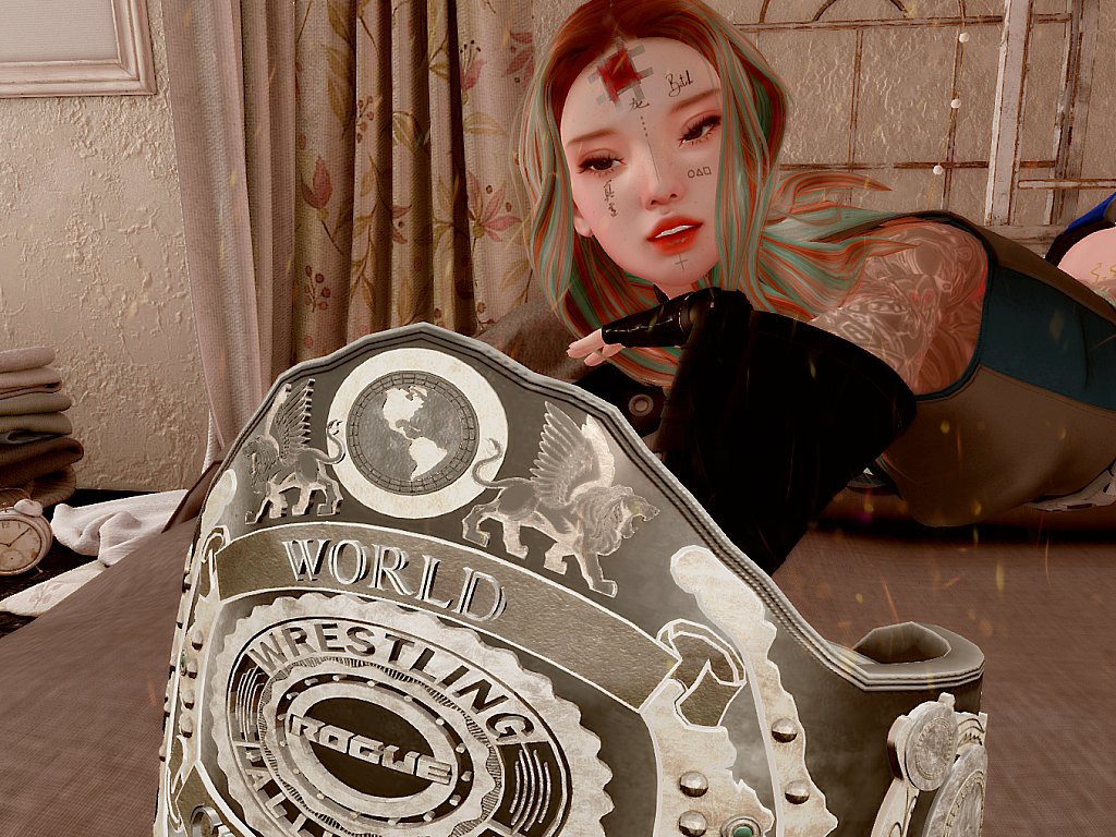 Oh yeah...you're coming home with me!!!  I clean up nicely, don't I? 😁#WorldChamp <a href="/Rampage_RWA/">The Rampage Wrestling Alliance</a> #RWAAvalanche